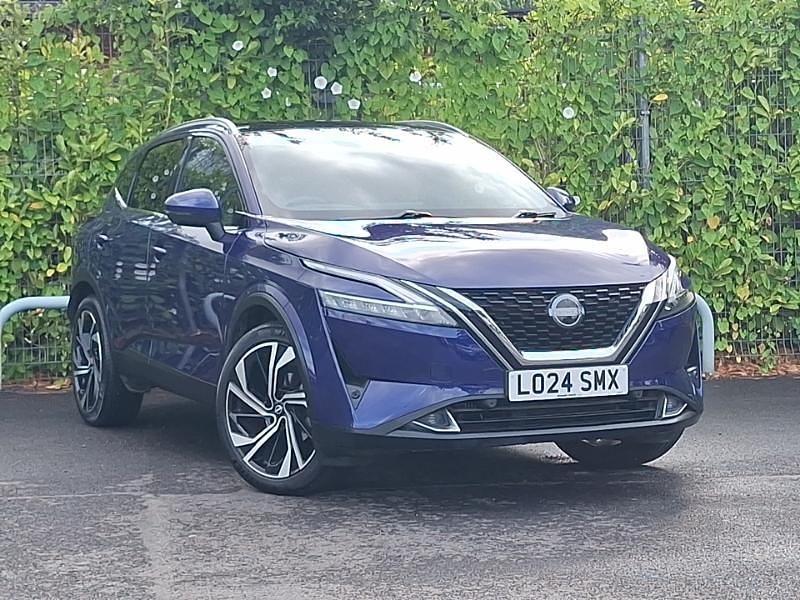 Blue Used 2024 Nissan Qashqai Tekna+ SUV | £27,498 (Expensive) - Image 1/4