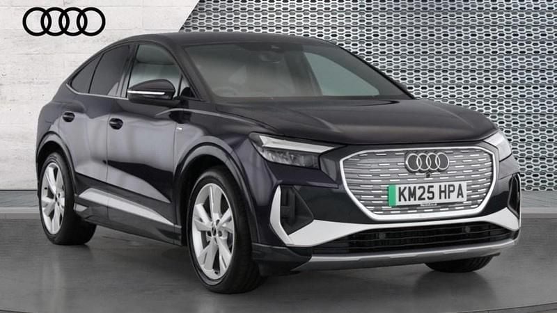 Purple New 2025 Audi Q4 e-tron S-Line SUV | £35,246 (Fair price) - Image 1/4