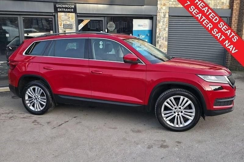 Used Skoda Kodiaq SE L 150 HP (110 kW) 2018 Red SUV