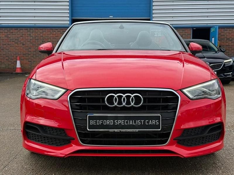 Used Audi A3 Cabriolet S-Line 150 HP (110 kW) 2015 Red Cabriolet