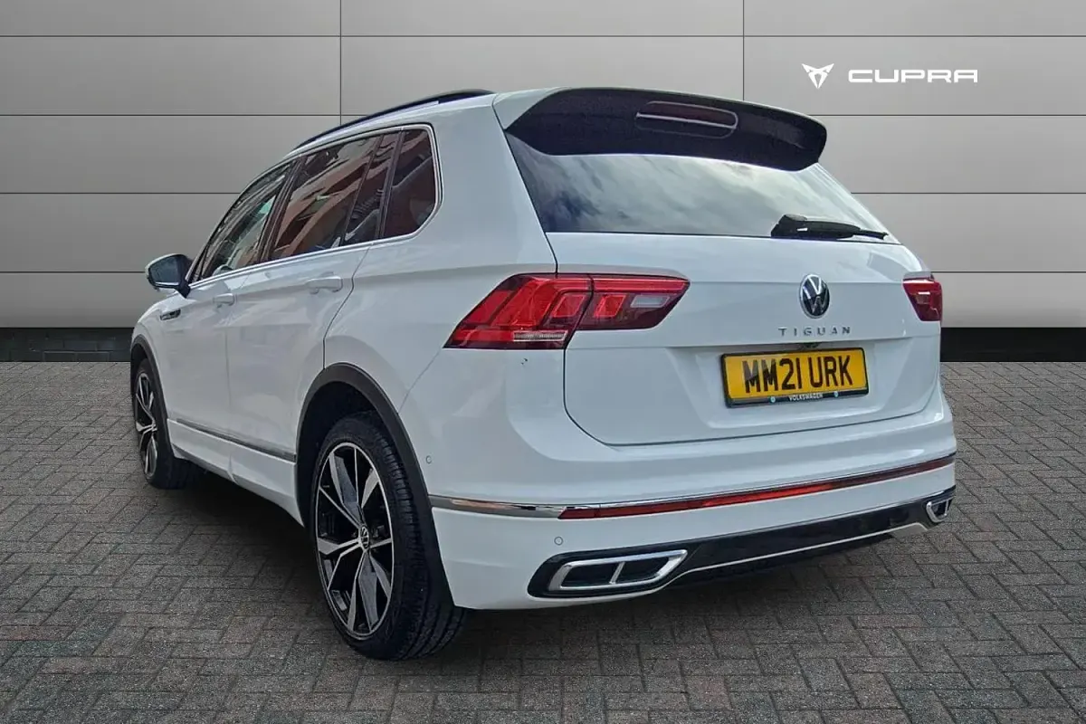 Begagnad VW Tiguan R-line 150 HK (110 kW) 2021 Vit SUV