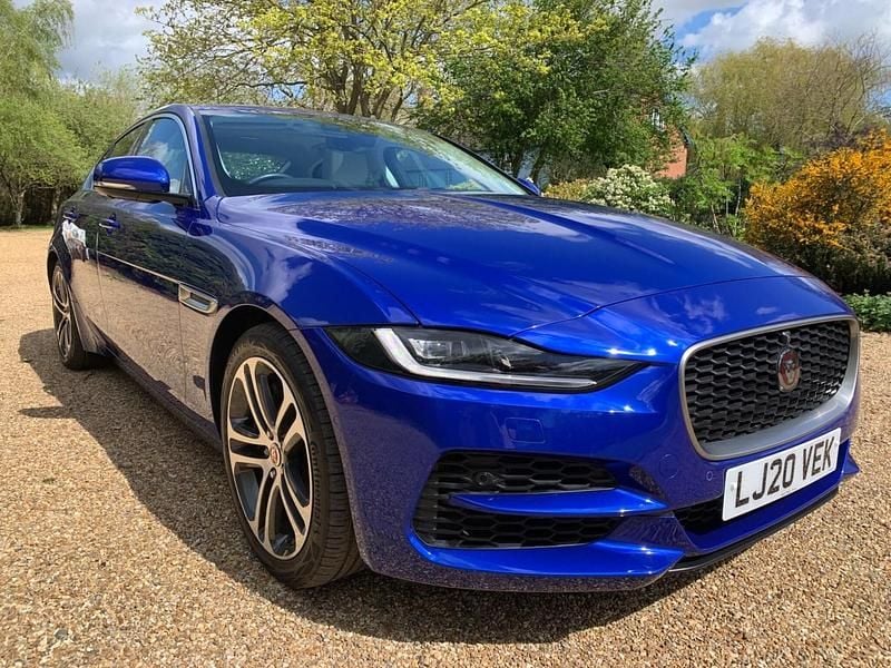 Used Jaguar XE 300 HP (220 kW) 2020 Blue Sedan