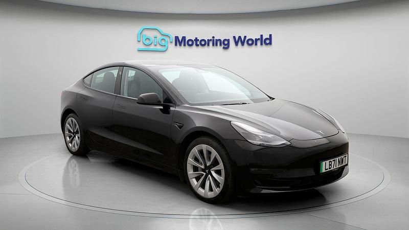 Used Tesla Model 3 Long Range AWD 366 kW (498 HP) 2021 Black Sedan