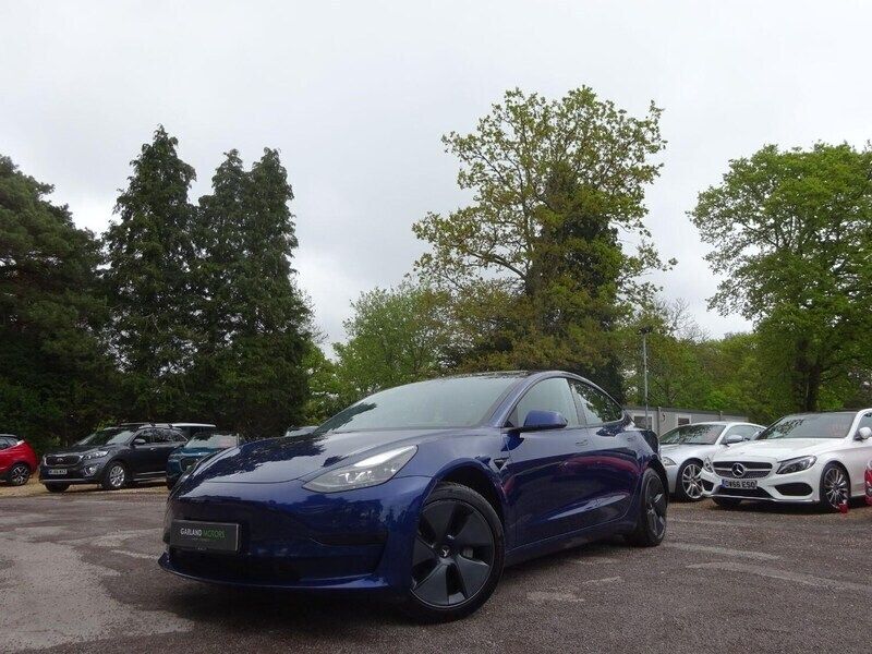 Blue Used 2021 Tesla Model 3 Standard Range Plus Sedan | £15,495 (Fair price) - Image 1/4