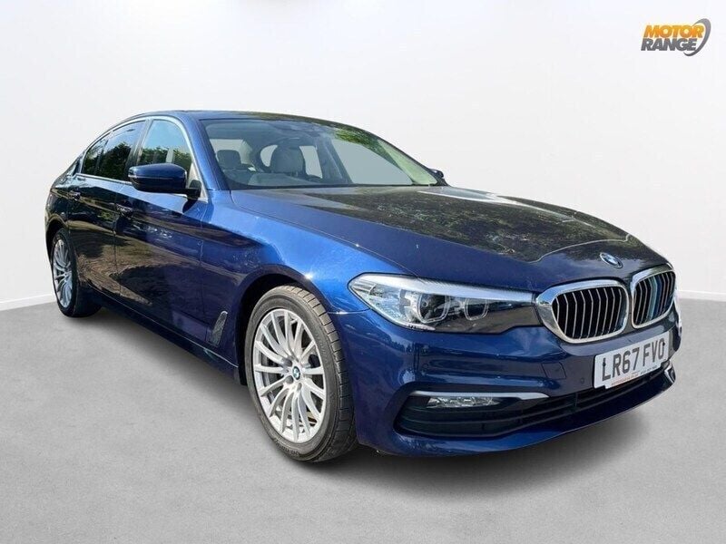 Blue Used 2017 BMW 520 Efficient Dynamics Sedan | £14,495 (Fair price) - Image 1/4
