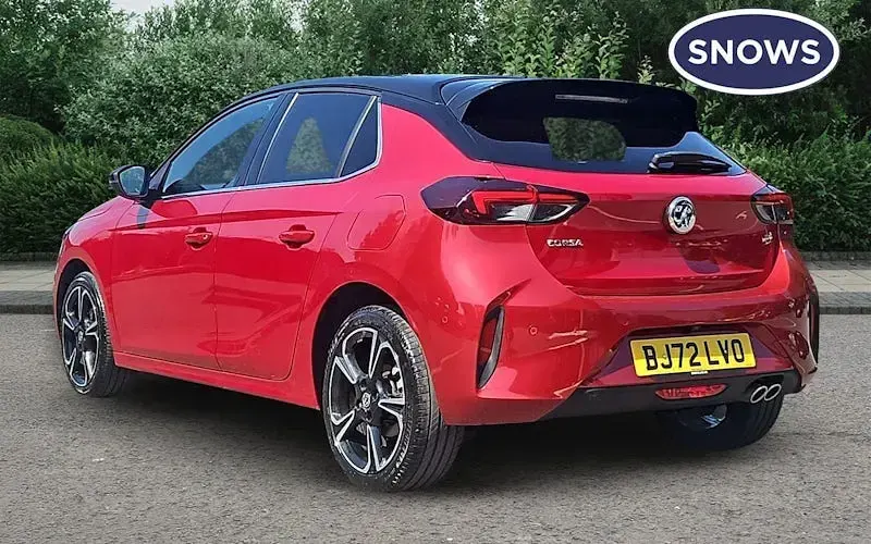 Used Vauxhall Corsa Ultimate 131 HP (96 kW) 2022 Red Hatchback