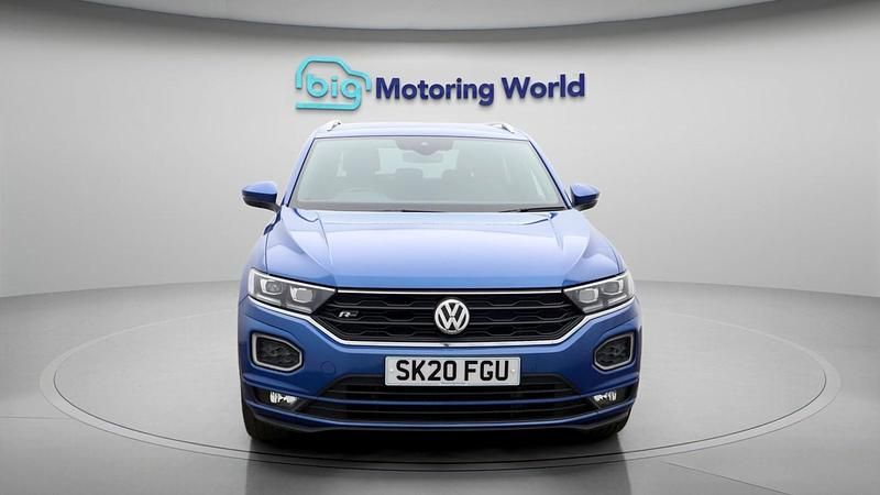 Used VW T-Roc R-line 150 HP (110 kW) 2020 Blue SUV