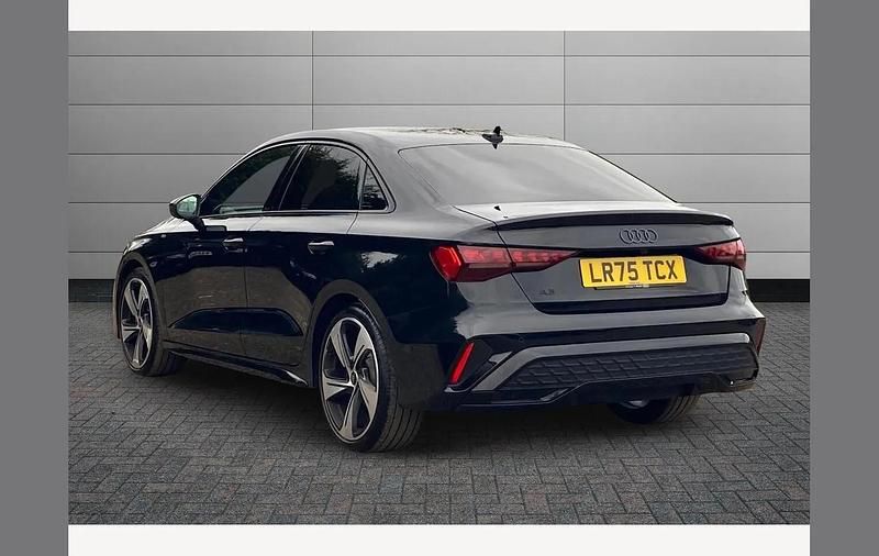 Used Audi A3 Black Edition 150 HP (110 kW) 2025 Black Sedan