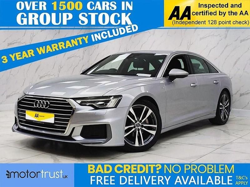 Used Audi A6 S-Line 204 HP (150 kW) 2019 Silver Sedan