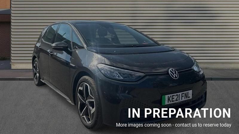 Manganese grey metallic black Used 2021 VW ID.3 Pro Performance Hatchback | £15,174 (Fair price) - Image 1/4