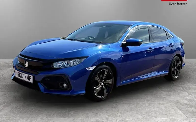Used Honda Civic SR 129 HP (94 kW) 2017 Blue Hatchback