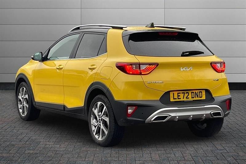 Used Kia Stonic GT-Line S 118 HP (86 kW) 2023 Zest yellow with black roof SUV