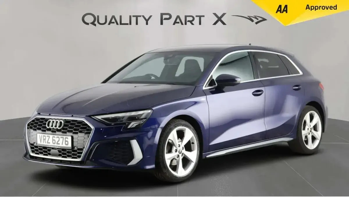 Used Audi A3 Sportback S-Line 110 HP (80 kW) 2024 Blue Hatchback
