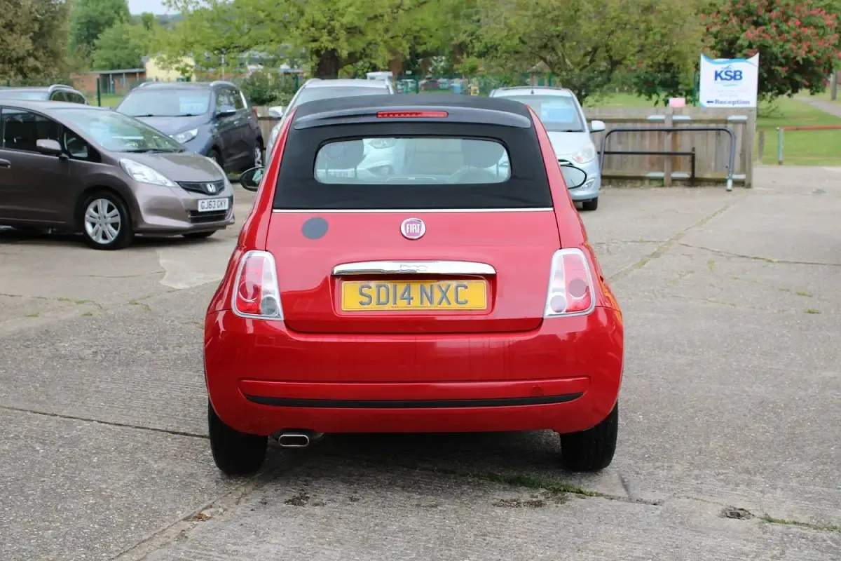 Used Fiat 500C S 2014 Red Cabriolet