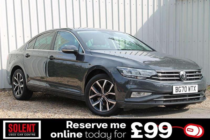Grey Used 2020 VW Passat SEL Sedan | £12,490 (Fair price) - Image 1/4