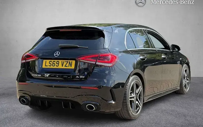 Used Mercedes A35 AMG Premium Plus 306 HP (225 kW) 2019 Black Hatchback
