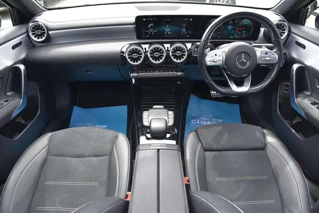 Used Mercedes A250 AMG line 218 HP (160 kW) 2022 Grey Sedan