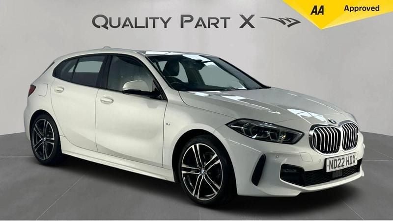White Used 2022 BMW 118 M Sport Hatchback | £17,699 (Good price) - Image 1/4