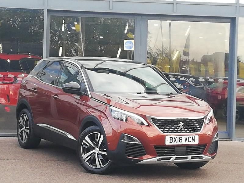 Bronze Used 2018 Peugeot 3008 GT-line SUV | £10,498 (Fair price) - Image 1/4