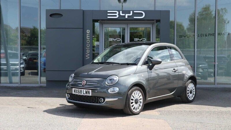 Grey Used 2019 Fiat 500 Lounge Hatchback | £6,992 (Fair price) - Image 1/3