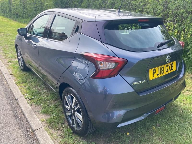 Used Nissan Micra Acenta 71 HP (52 kW) 2018 Grey Hatchback