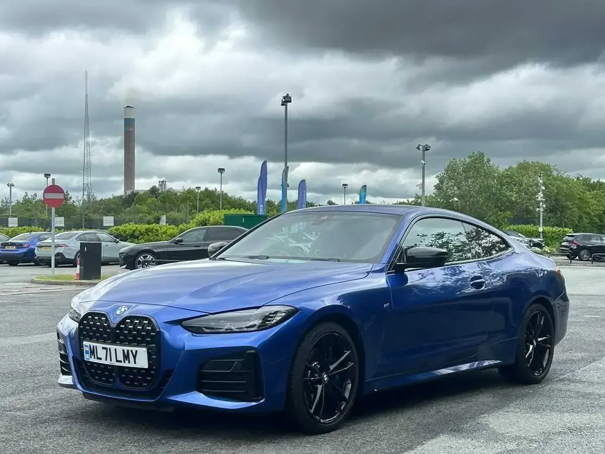 Used BMW M440 M Sport 369 HP (271 kW) 2021 Blue Sedan
