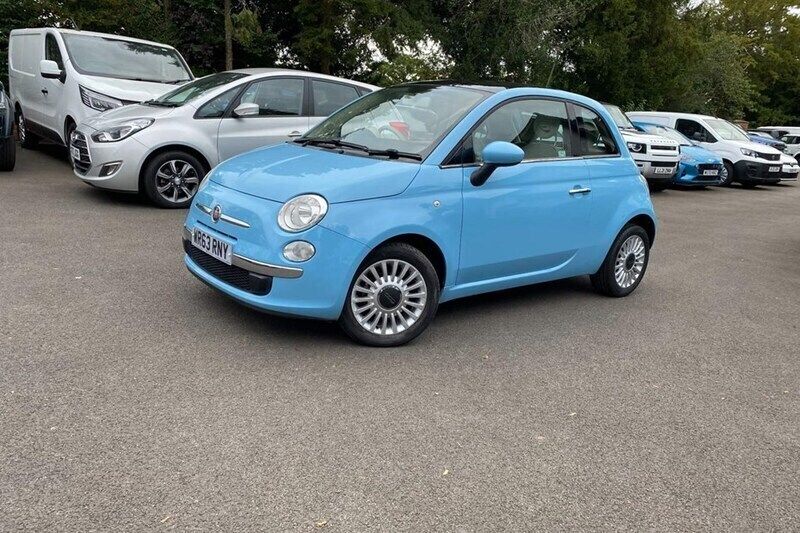 Blue Used 2013 Fiat 500 Lounge Hatchback | £3,295 (Fair price) - Image 1/1