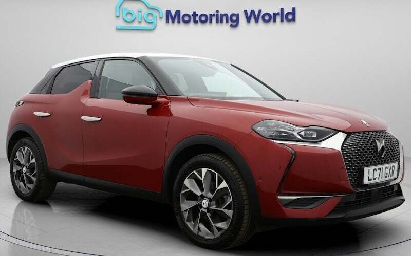 Red Used 2021 DS Automobiles DS3 Crossback E-Tense Ultra Prestige SUV | £10,300 (Fair price) - Image 1/4