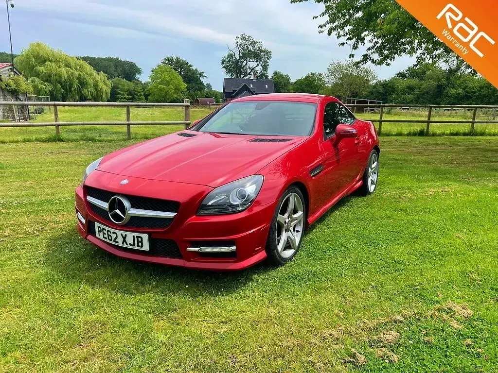 Used Mercedes SLK250 AMG 204 HP (150 kW) 2012 Red Cabriolet