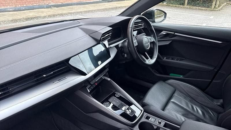 Used Audi A3 S-Line 150 HP (110 kW) 2022 Black Sedan