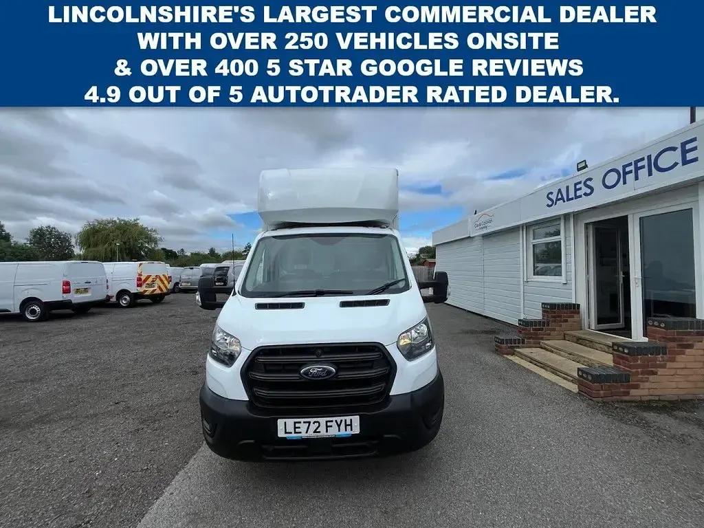 Used Ford Transit S 130 HP (95 kW) 2023 White Cabriolet