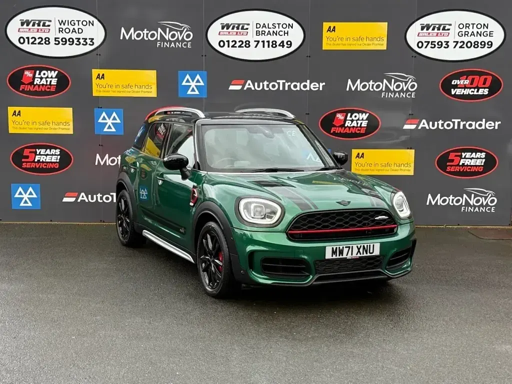 Used Mini John Cooper Works Countryman 306 HP (225 kW) 2021 Green SUV