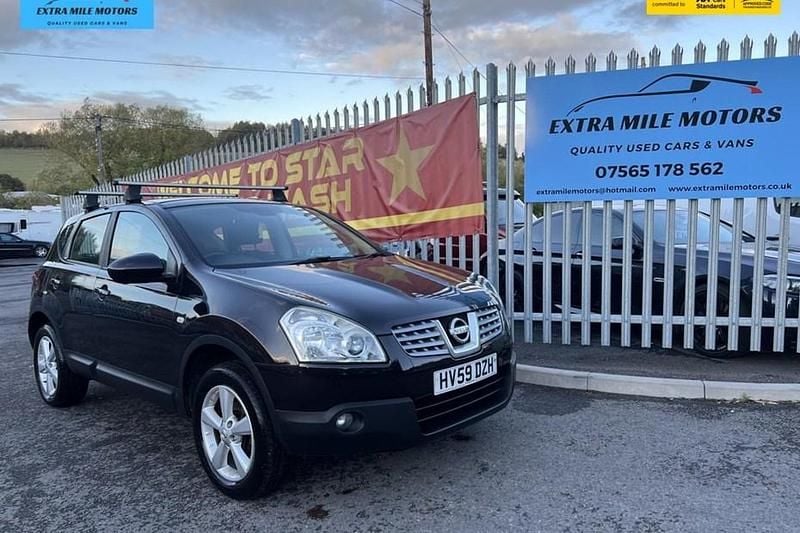 Black Used 2009 Nissan Qashqai Acenta SUV | £2,195 (Fair price) - Image 1/1