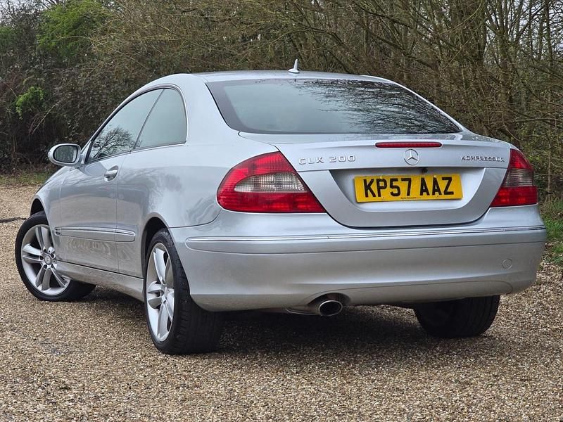Used Mercedes CLK200 Avantgarde 2007 Silver Coupe