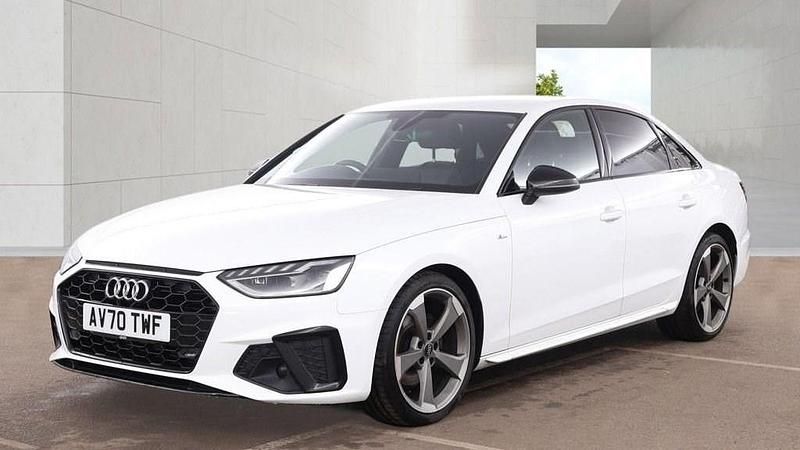 Used Audi A4 Black Edition 150 HP (110 kW) 2020 White Sedan
