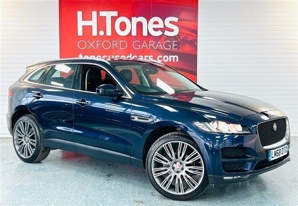 Blue Used 2018 Jaguar F-Pace Prestige SUV | £16,995 (Fair price) - Image 1/1