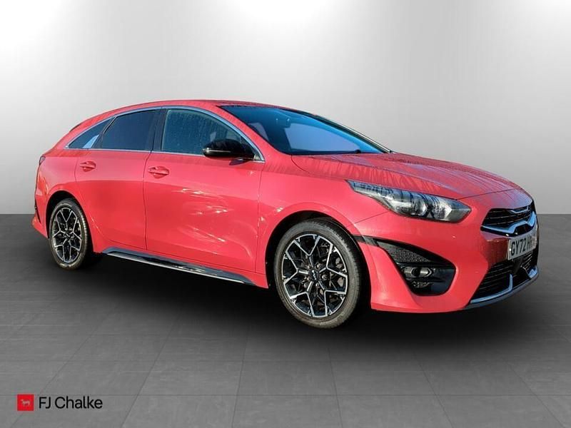 Red Used 2022 Kia ProCeed GT-Line Estate | £17,450 (Fair price) - Image 1/4