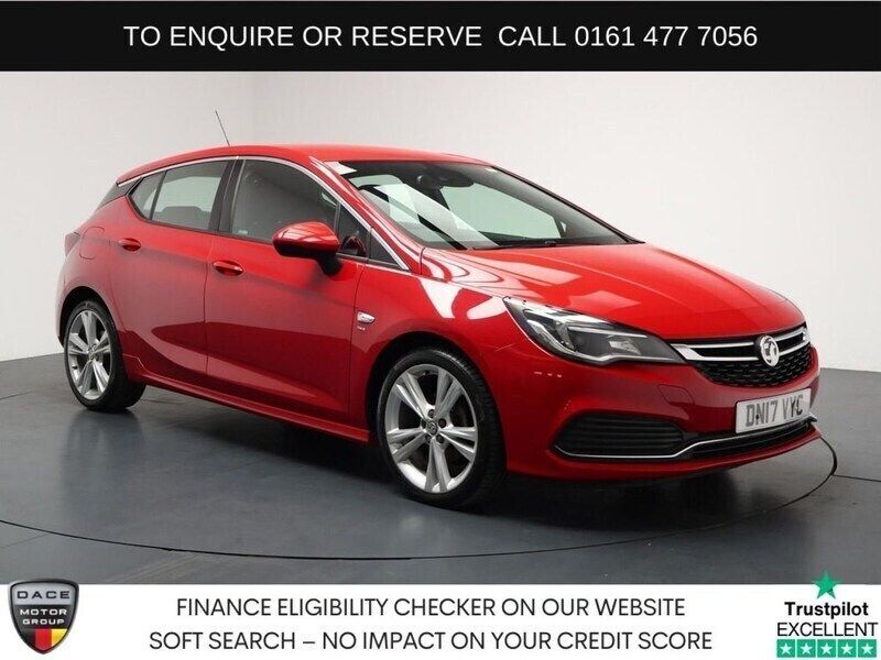 Red Used 2017 Vauxhall Astra SRi Hatchback | £7,480 (Good price) - Image 1/3