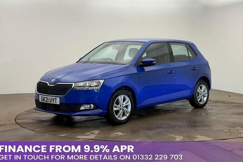 Used Skoda Fabia SE 60 HP (44 kW) 2021 Blue Hatchback