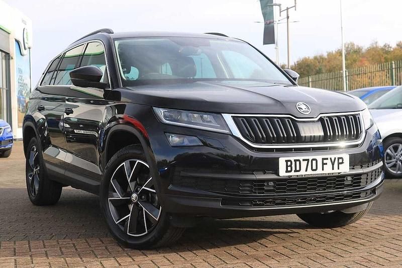 Black magic pearl effect Used 2020 Skoda Kodiaq SE L SUV | £19,395 (Fair price) - Image 1/4