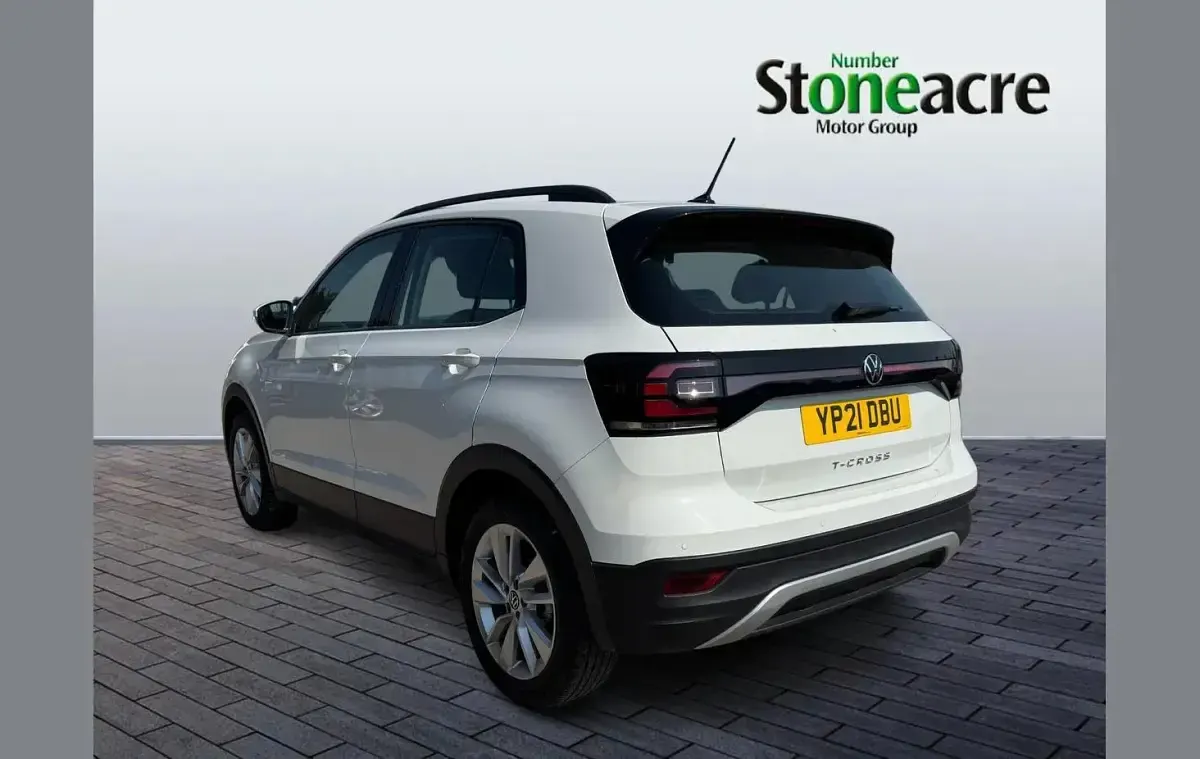 Used VW T-Cross SE 108 HP (79 kW) 2021 White SUV
