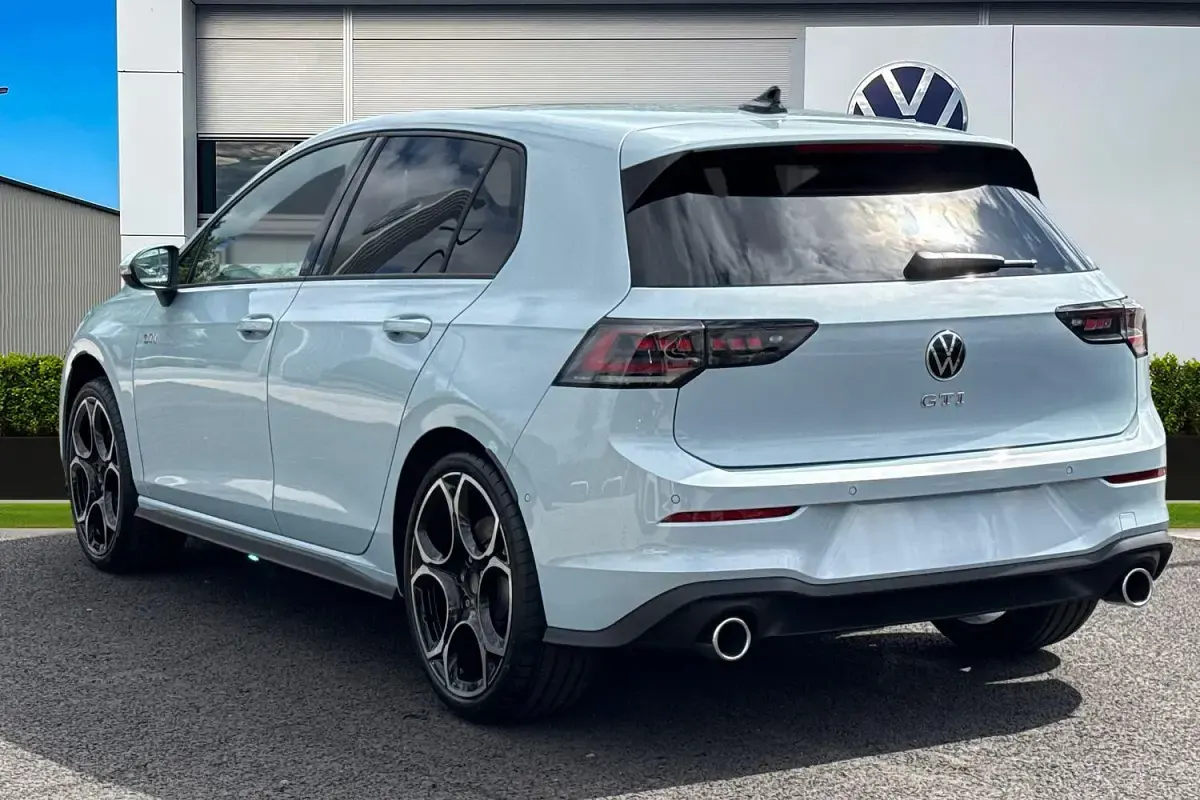 New VW Golf VIII GTI 2026 Blue Hatchback