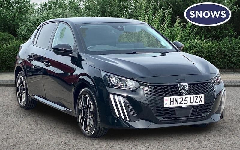 Used Peugeot 208 Allure 101 HP (74 kW) 2025 Black Hatchback