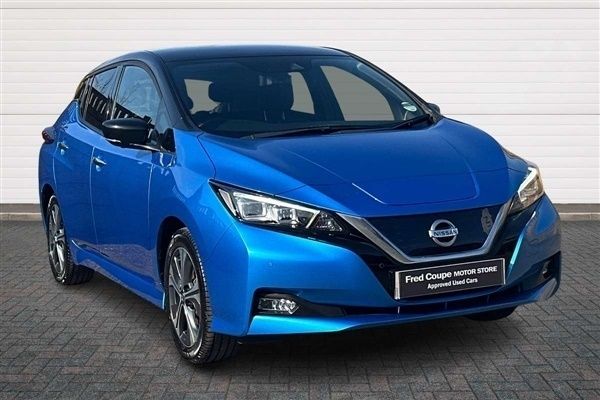 Blue Used 2021 Nissan Leaf Tekna Hatchback | £9,495 (Fair price) - Image 1/4