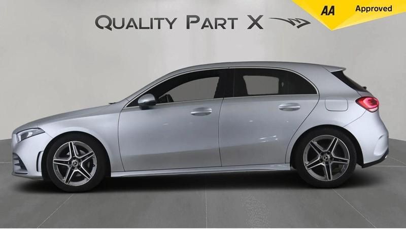 Used Mercedes A200 AMG line 163 HP (119 kW) 2020 Silver Hatchback