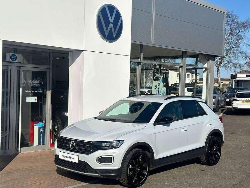 Silver Used 2021 VW T-Roc Black Edition SUV | £17,490 (Good price) - Image 1/4