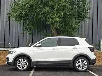 Used VW T-Cross Active 95 HP (69 kW) 2021 White SUV