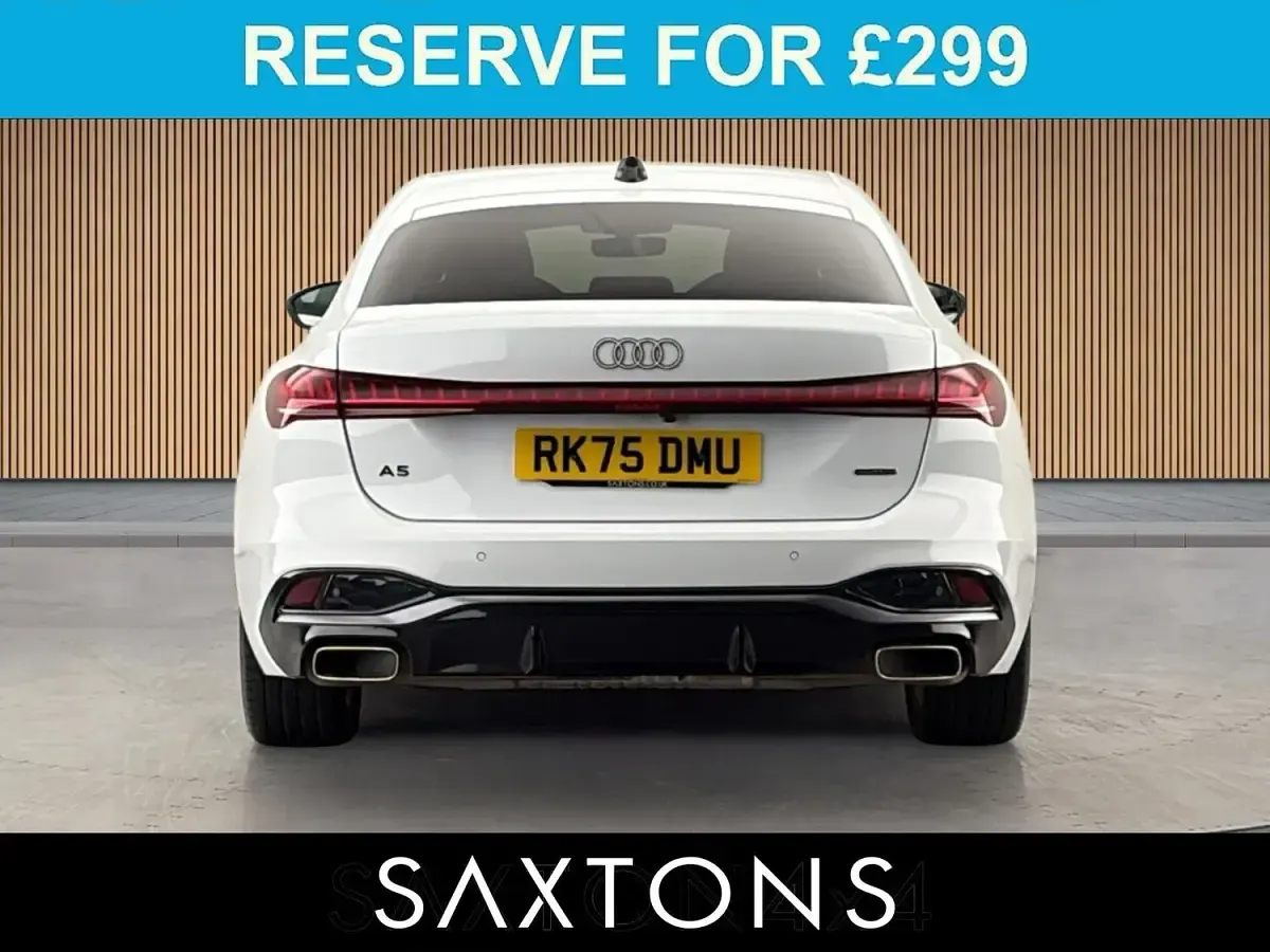 Used Audi A5 S-Line 2025 Glacier white metallic/glacier white metallic Hatchback
