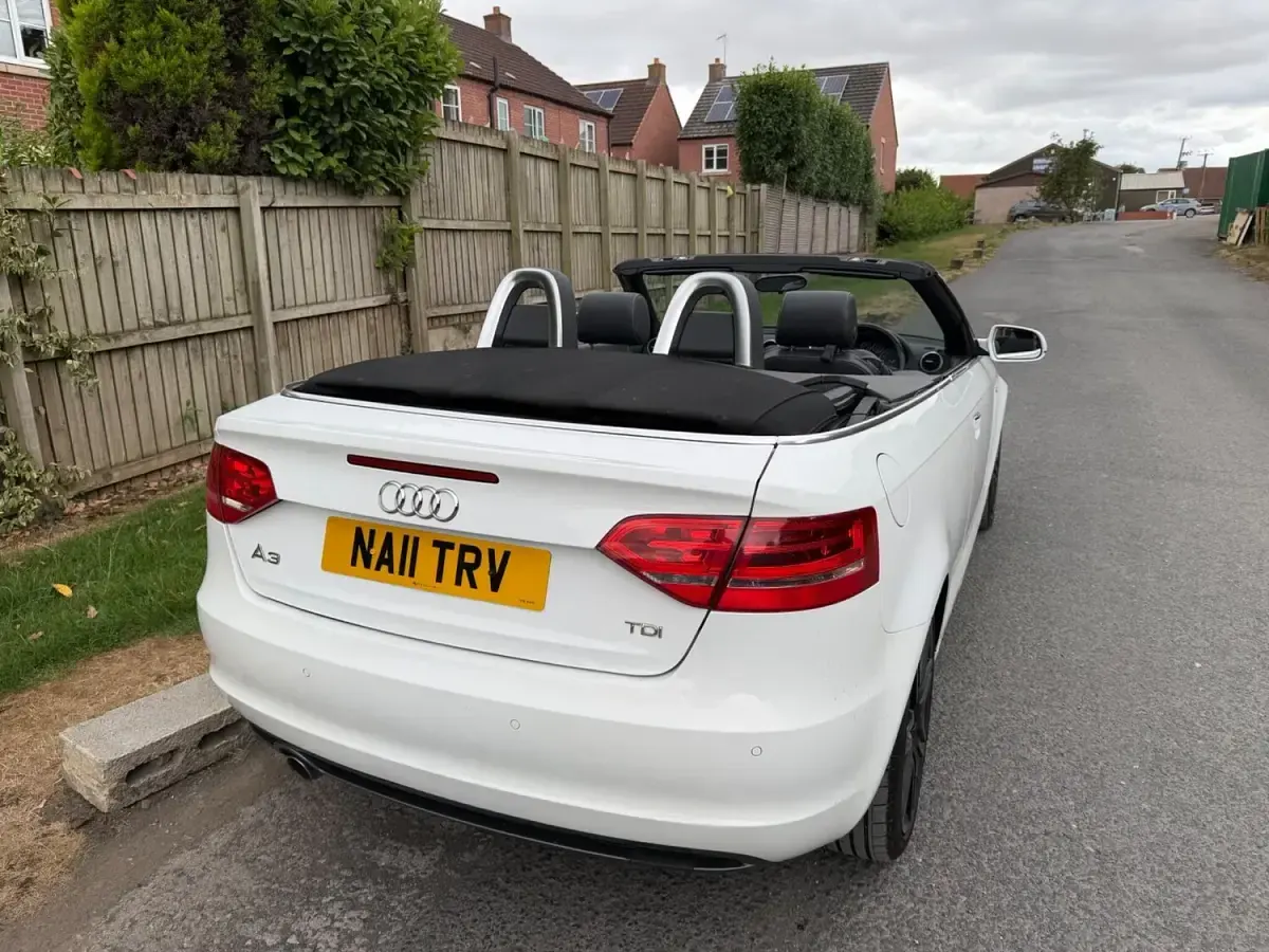 Used Audi A3 Cabriolet S-Line 140 HP (102 kW) 2011 White Cabriolet