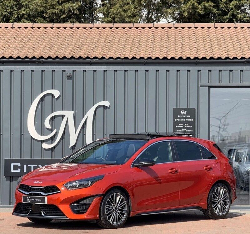 Orange Used 2023 Kia Ceed GT-Line S Hatchback | £21,490 (Expensive) - Image 1/4